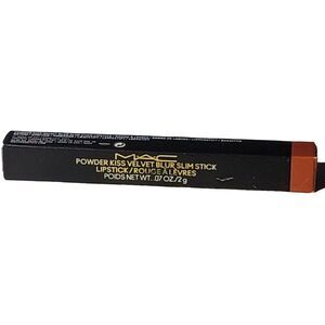 MAC Powder Kiss Velvet Blur Slim Stick Lipstick in Sweet Cinnamon 0.07oz (2g)